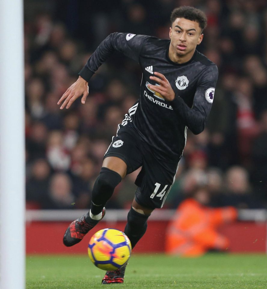  Lingard struck in each half at the Emirates