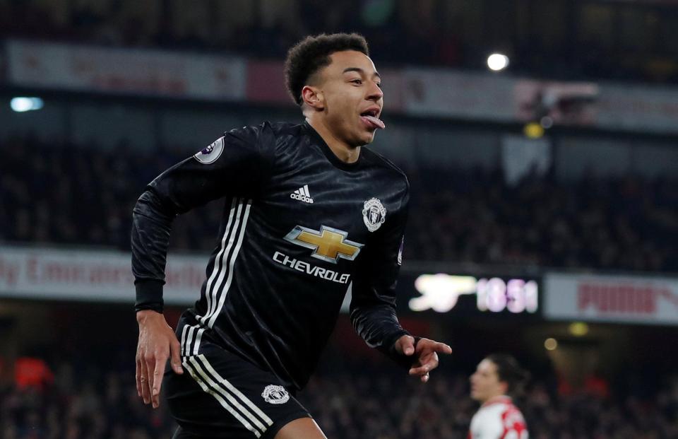  Lingard has scored three goals in his last two games