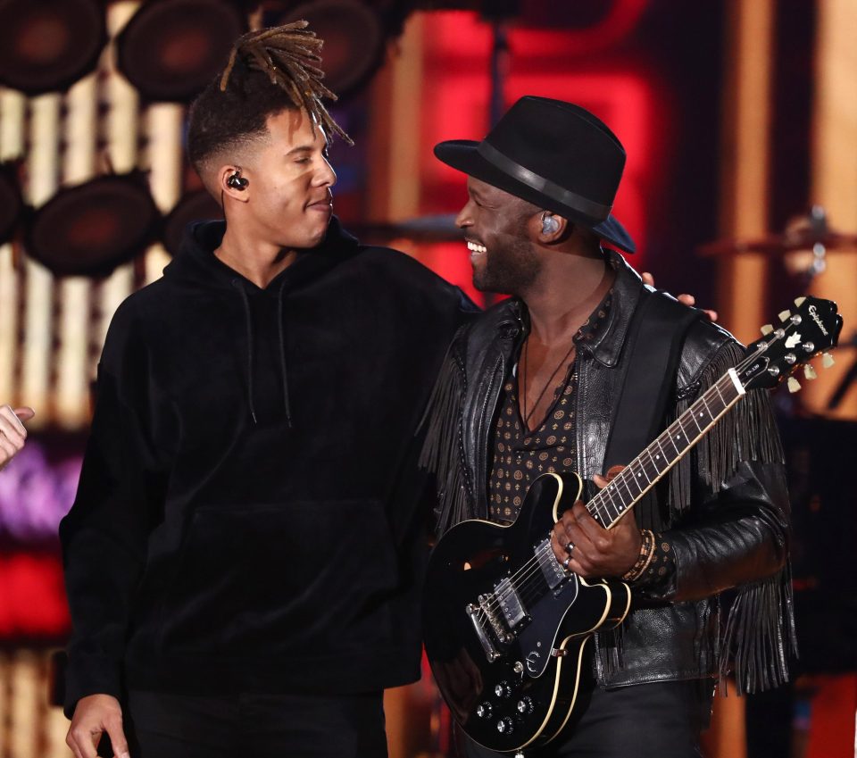  The singer performed with Tokio Myers but it wasn't enough to save him and he was booted out