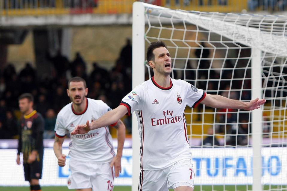  Under-fire Nikola Kalinic thought he had given AC Milan a much-needed win