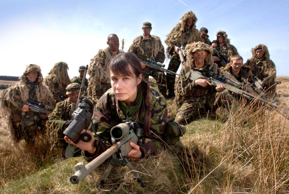  The SAS hero said that 'women cope incredibly well under pressure'