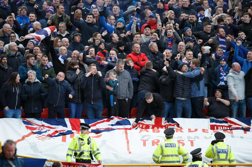  He also hailed the Rangers supporters for their backing of him