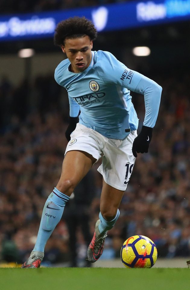 Leroy Sane is in blistering form for Man City and is the third most expensive U21 player