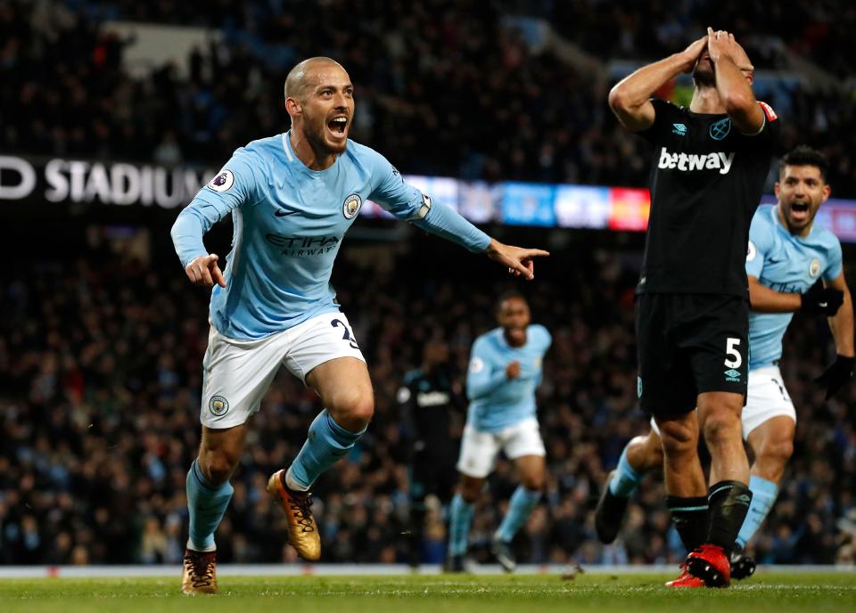  Man City left it late to clinch all three points once again against West Ham