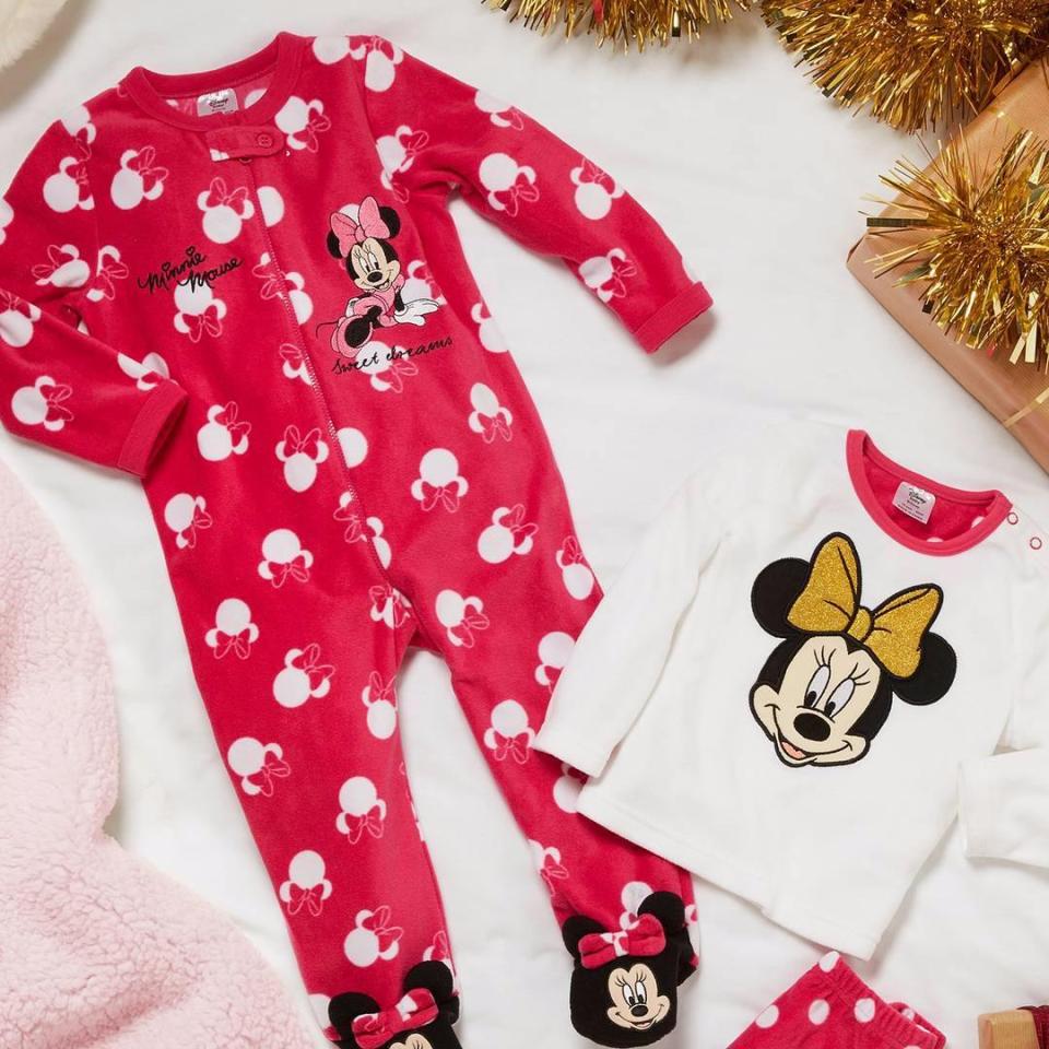  Wrap your little one up in these cute Minnie Mouse onesies from Primark