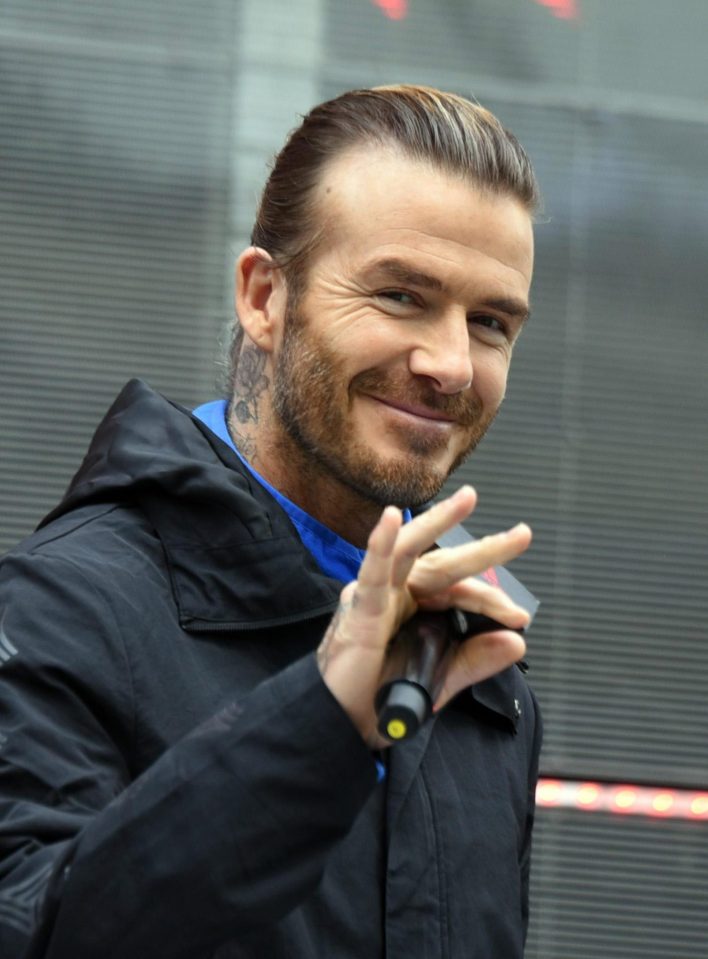  David Beckham is in China on a promotional tour