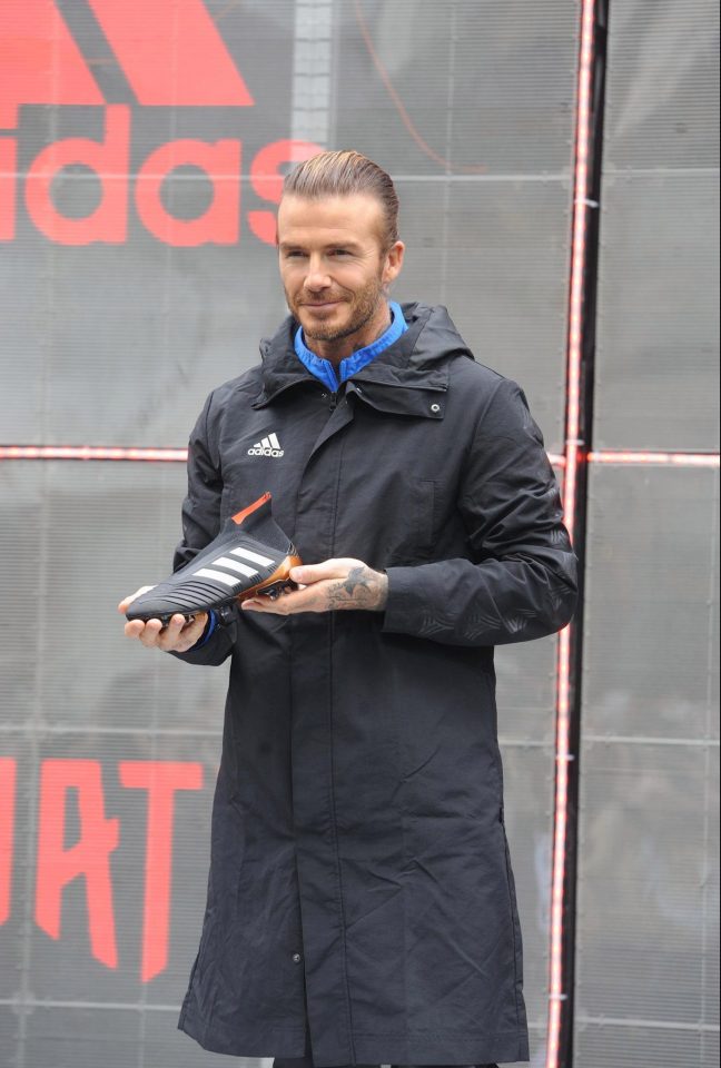  Becks remains a huge name in the football world