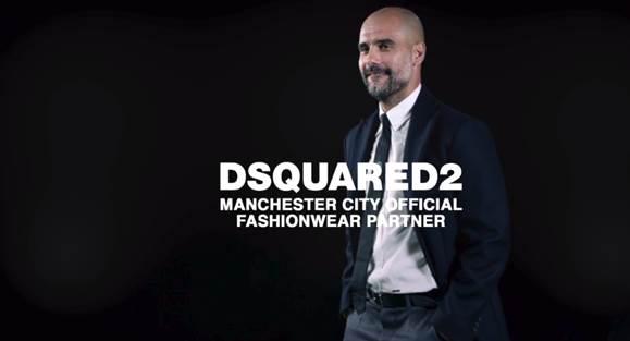  Man City are sponsored by fashion house Dsqaured2