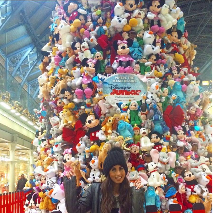  She saw a similar tree in St. Pancras station in 2015 - but on a much larger scale