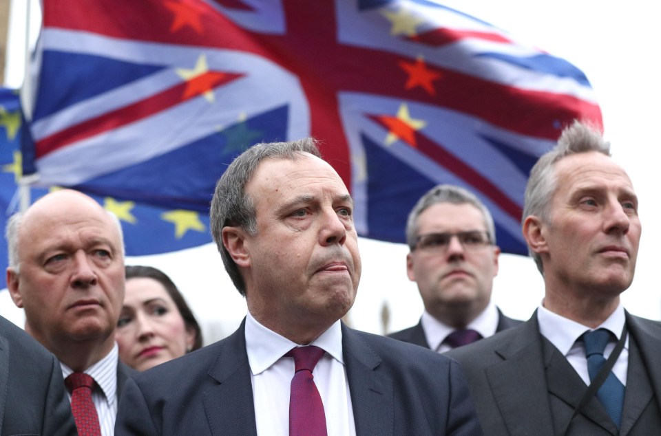 Mr Dodds appeared to suggest the Irish government’s ‘aggressive stance’ on avoiding a hard border could scupper the negotiations