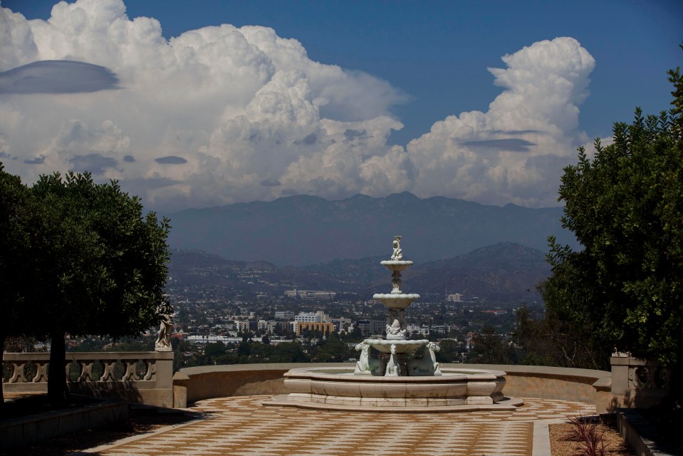 The amazing convent overlooks Los Angeles