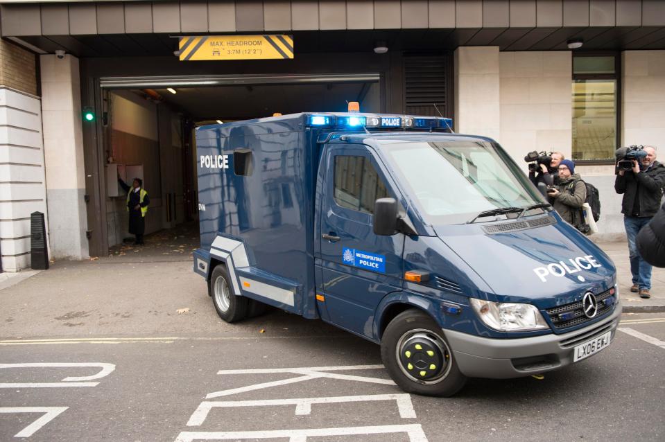  Terror suspect Naa'imur Zakariyah Rahman, 20, leaves Westminster Magistrates Court after being remanded in custody