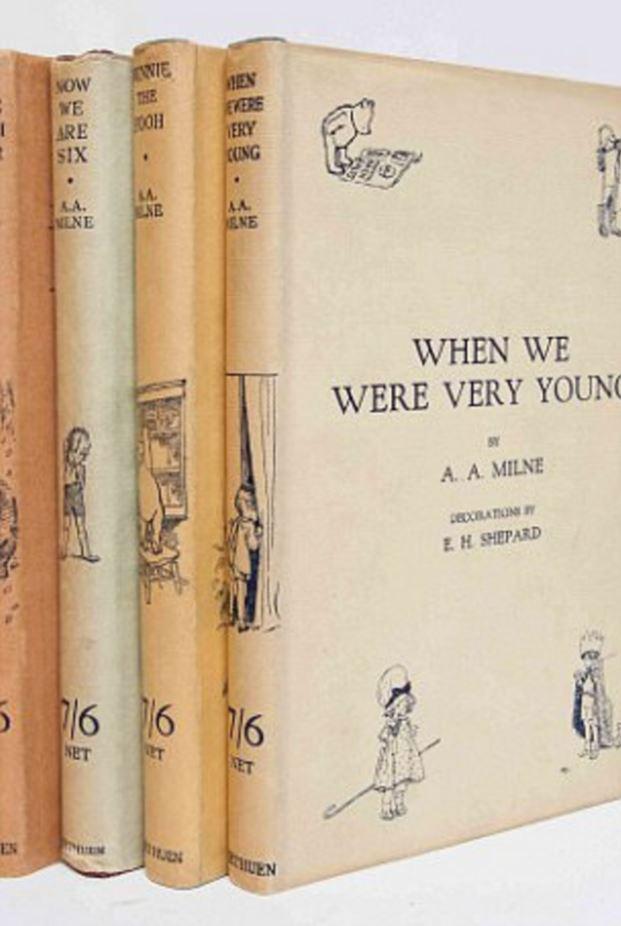  A series of four Winnie The Pooh books are worth between £4k and £10k