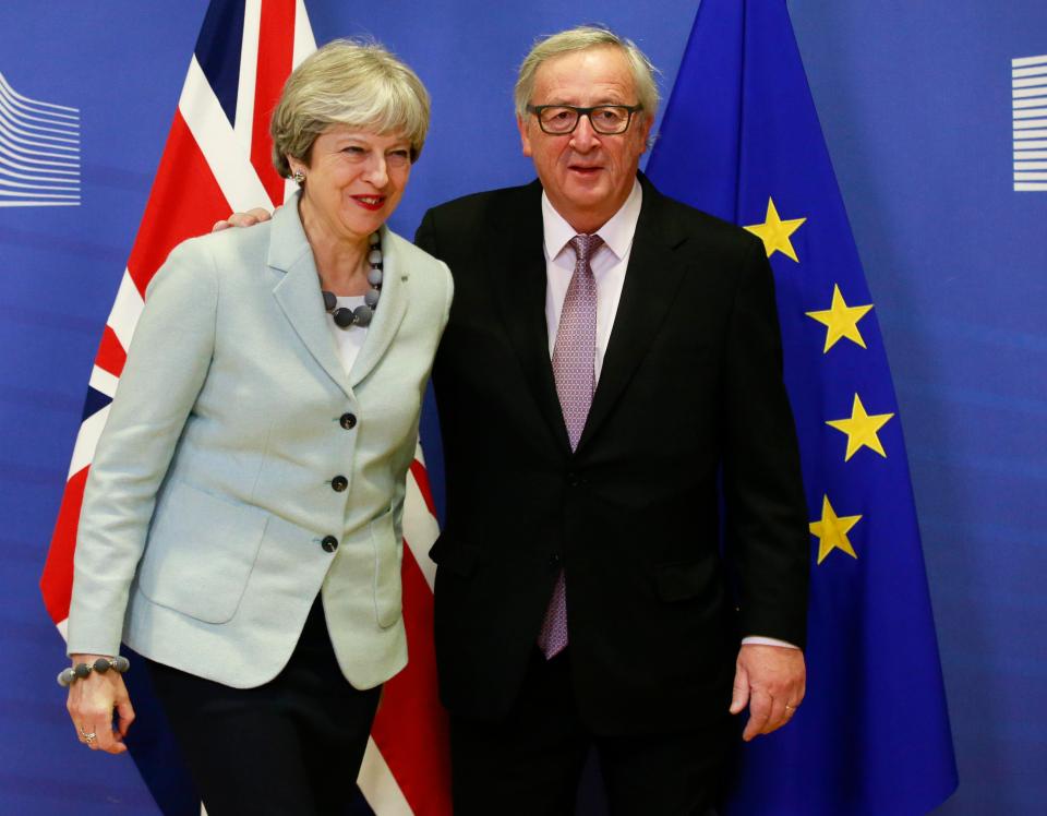  Theresa May and Jean-Claude Juncker recently reached a deal on taking talks forwards