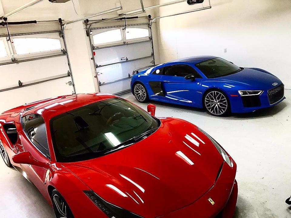  Justin Verlander also owns a Audi R8 and Ferrari 488