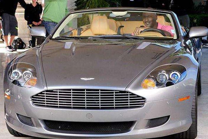  NBA legend Michael Jordan released his Aston Martin's from his extensive car collection