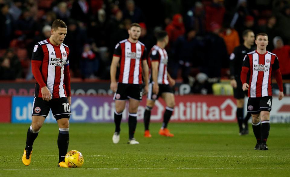  Sheffield United missed the chance to close the gap on second-placed Cardiff