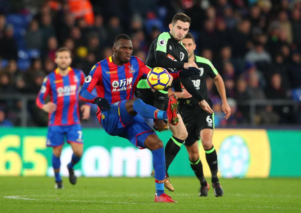  Christian Benteke missed a last-minute penalty in Palace's 2-2 draw with Bournemouth