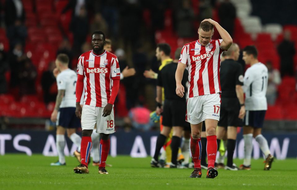  Stoke were humiliated at Tottenham following a 5-1 defeat