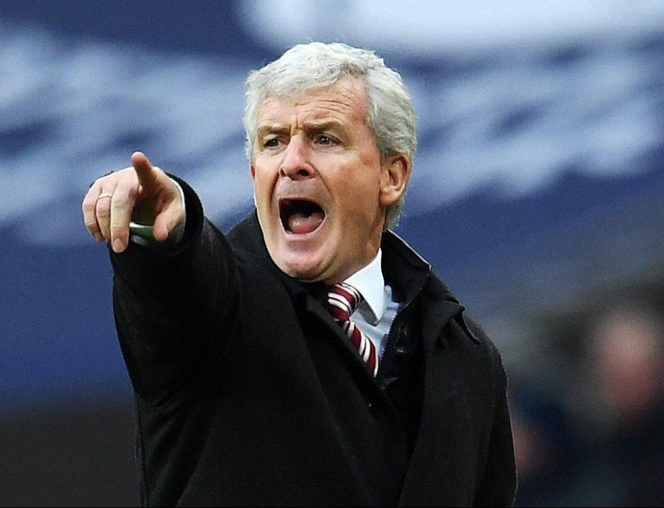  Stoke boss Mark Hughes is under pressure in the Potteries