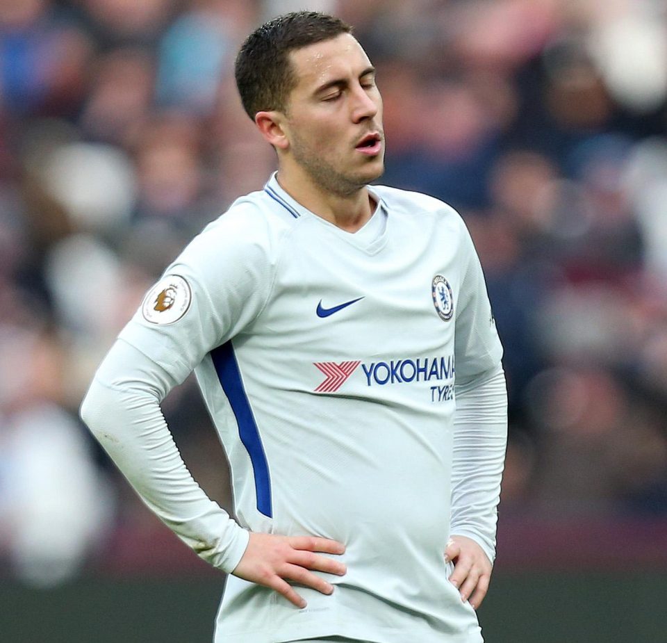  Blues will rely on Eden Hazard in attack with Alvaro Morata injured