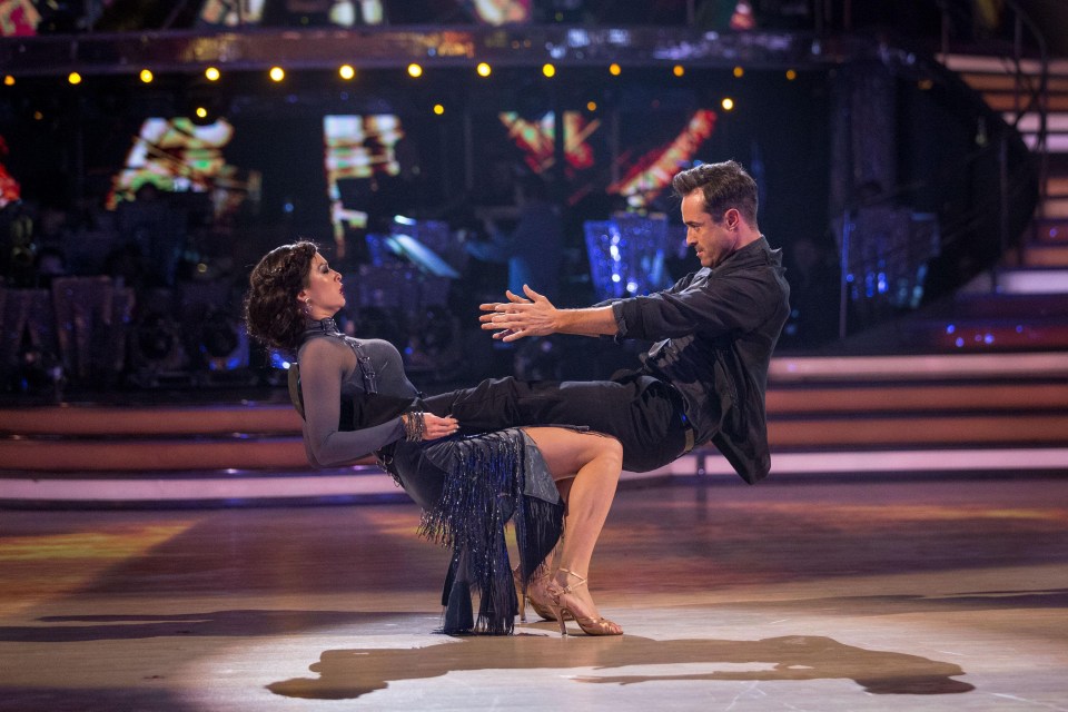 Joe and his partner Katya Jones wowed audiences on Saturday night with this epic move