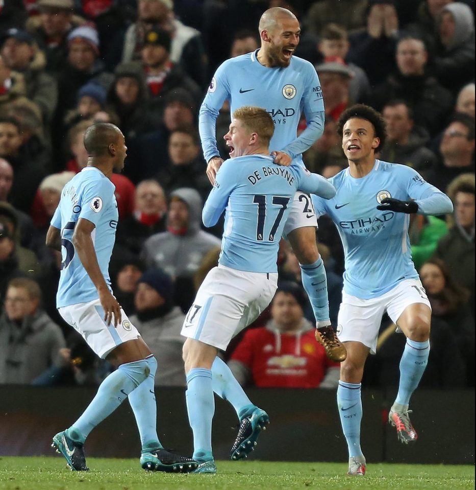  Manchester City celebrated the opener but they did not hang on to it