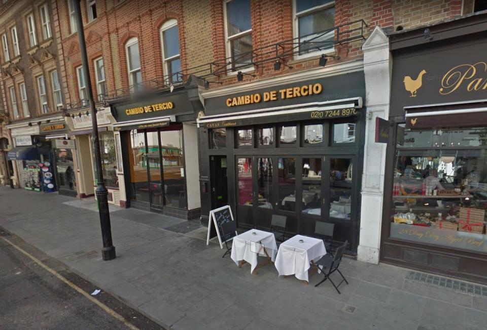  Immigration officers raided Cambio De Tercio in West London from a tip-off