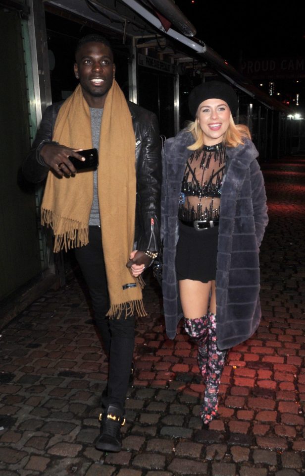  Gabby was accompanied by boyfriend Marcel Somerville