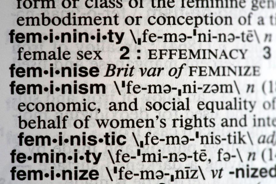  The number of searches for the word 'feminism' has increased 70 per cent on 2016