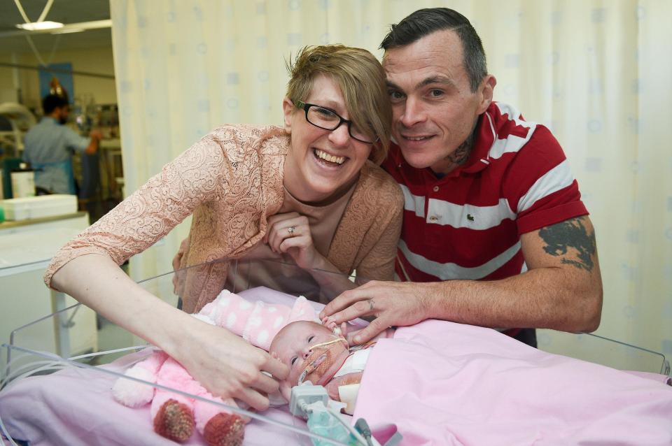  The 'miracle' baby is the first in the UK to survive the rare condition