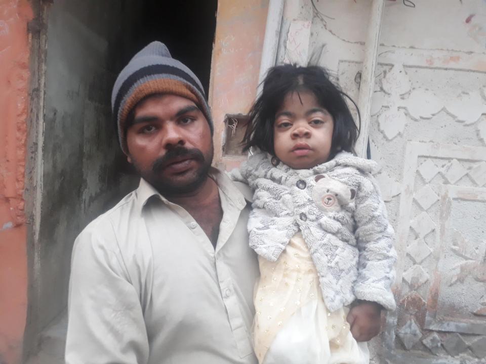  Her dad Sami Ullah works as a rickshaw puller and earns a mere £4 a day