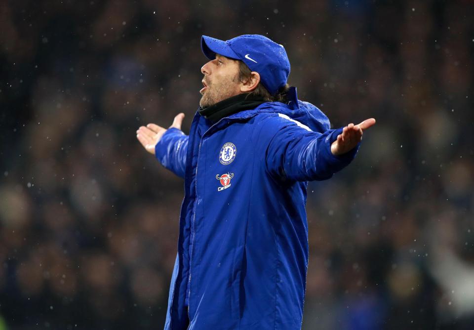  Conte's men had no trouble coping without top scorer Alvaro Morata