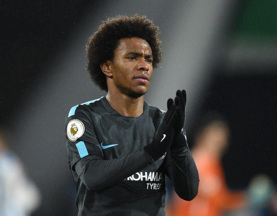  Willian has vowed to stay put at Chelsea this January