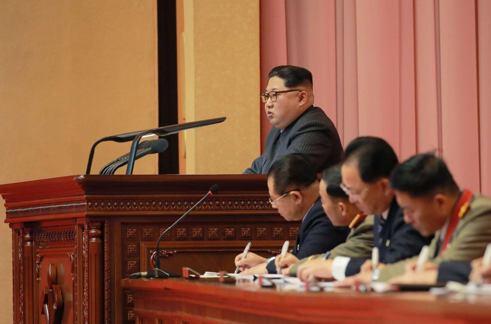  Kim Jong-un told the conference the country should aim to be a pre-eminent nuclear power