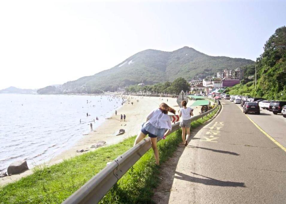  This peaceful beach which looks like any other is now fraught with danger