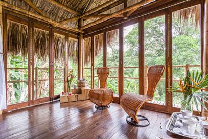  This cabana made from bamboo can be rented in the Andean mountains of Colombia