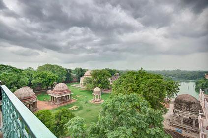  This apartment was built in old Rajasthani style with views of old 13th century monuments in the heart of Delhi