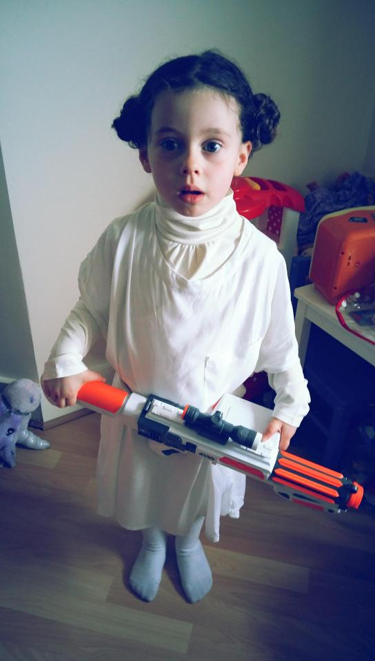  His daughter Hayley, six, is a huge fan of the Star Wars film franchise