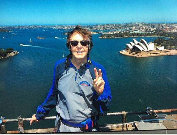  Paul McCartney climbed the Sydney Harbour Bridge