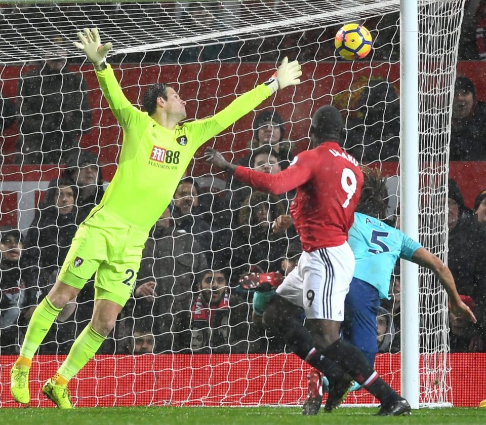  His header sailed past Bournemouth keeper Asmir Begovic