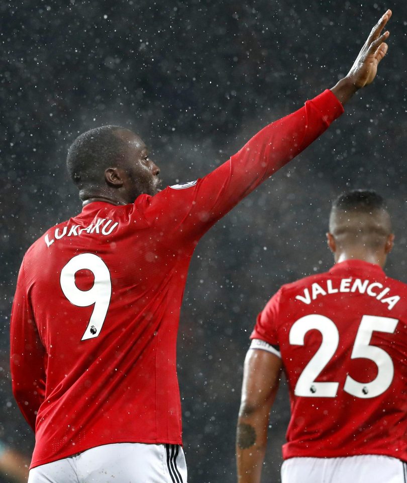  Romelu Lukaku waved at home fans after scoring against Bournemouth