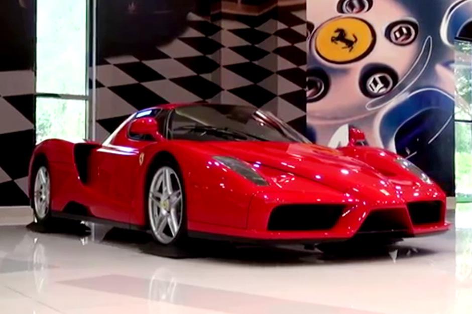  Mansour owns a five per cent stake in Ferrari, as well as this Enzo