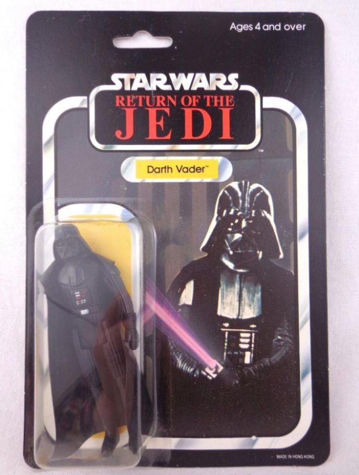  This boxed Darth Vader toy sold for £350 this week