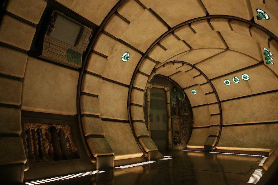  A sneak preview of the new Millennium Falcon ride at Disney's new Star Wars theme parks