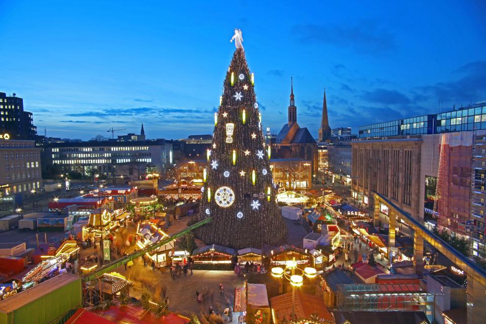  Dortmund boasts the world's largest Christmas tree but there's plenty for those 'pining' for something a little different