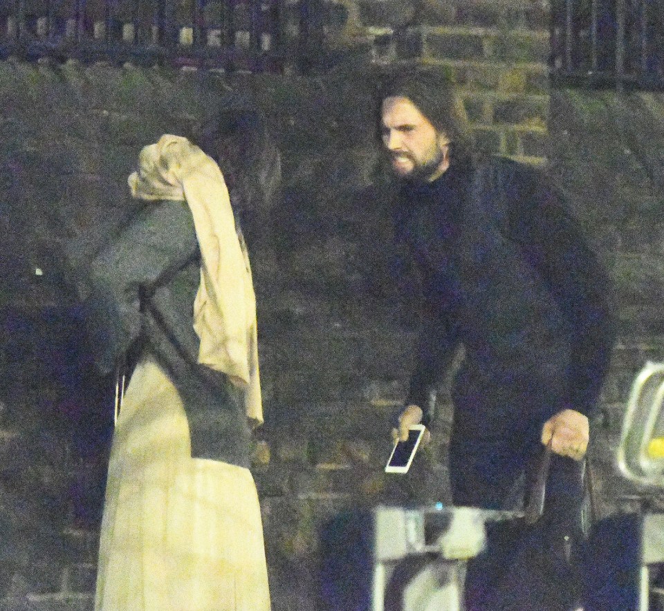 Jamie was pictured in a vicious argument with Camilla on Wednesday night