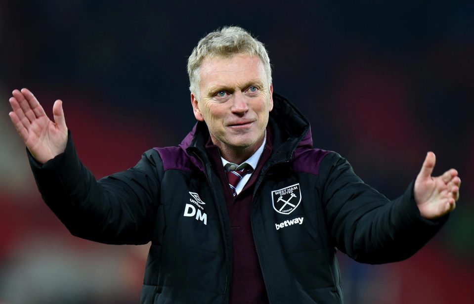  David Moyes is looking to add to his squad in January