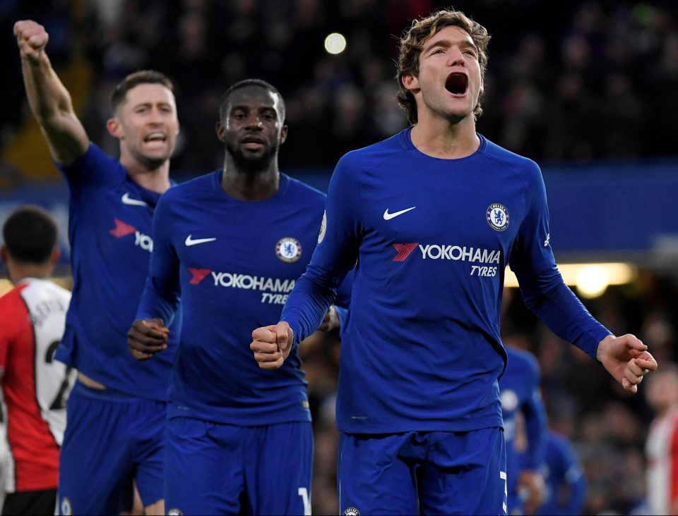  Marcos Alonso scored against Southamptron but misses the Carabao Cup tie at Bournemouth through suspension. He should be back at Goodison Park