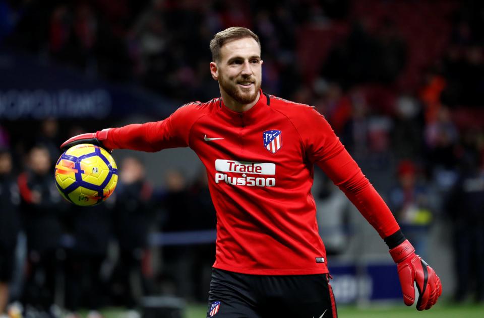  The Blues are looking at Atletico Madrid's Jan Oblak as a replacement